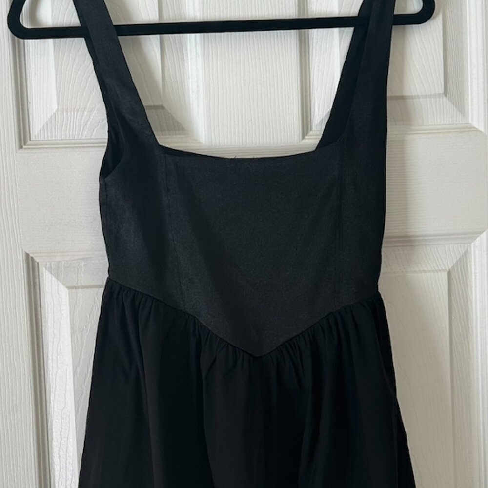 H&M Black Mini Dress Size S NWT